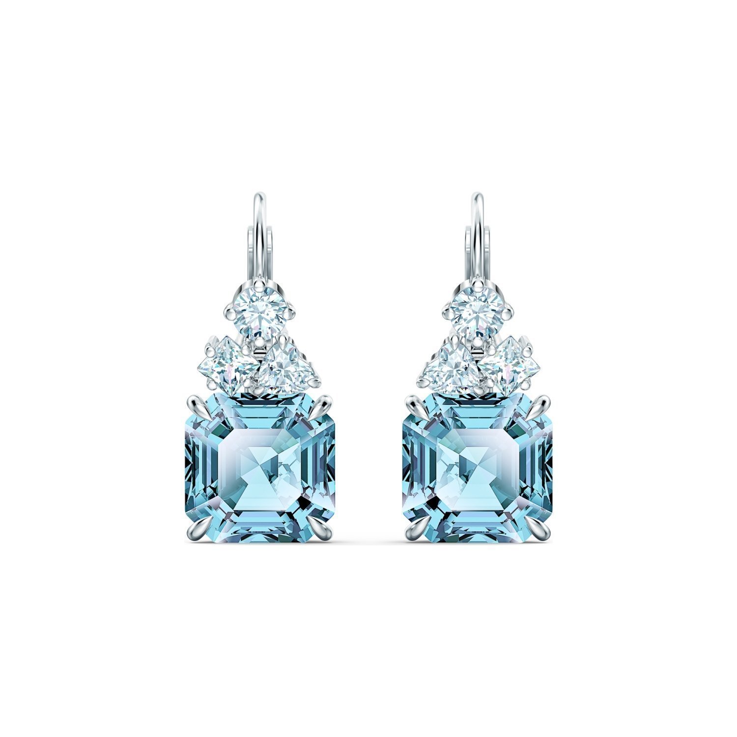 Achat Boucles d oreilles Swarovski Sparkling en métal rhodié et