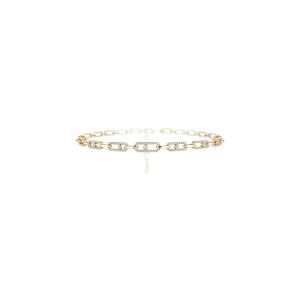 Collier choker Messika Move Link Multi en or jaune et diamants