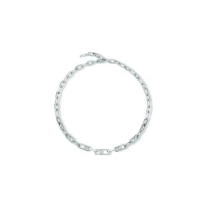 Collier Messika Move Link en or blanc et diamants