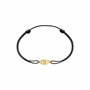 Bracelet sur cordon Menottes dinh van R8 en or jaune