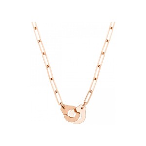 Collier dinh van Menottes R12 en or rose