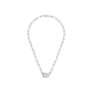 Collier Menottes dinh van R13.5 en or blanc et diamants