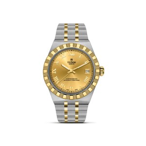 Montre TUDOR  Royal boîtier en acier et or jaune, 36 mm, bracelet en acier et or jaune