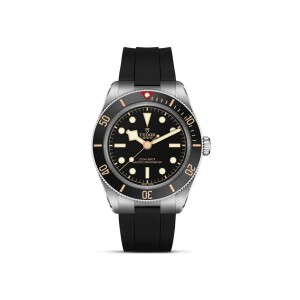 Montre TUDOR  Black Bay 58 boîtier en acier, 39 mm, bracelet en caoutchouc
