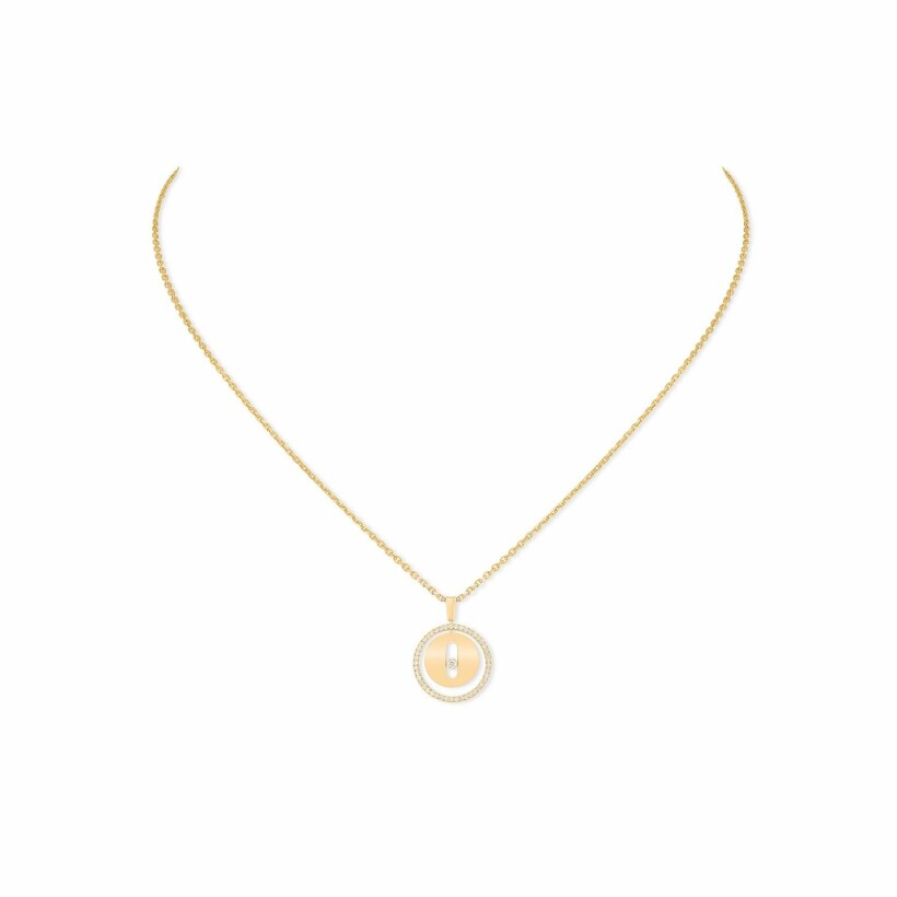 Collier Messika Lucky Move PM en or jaune et diamants