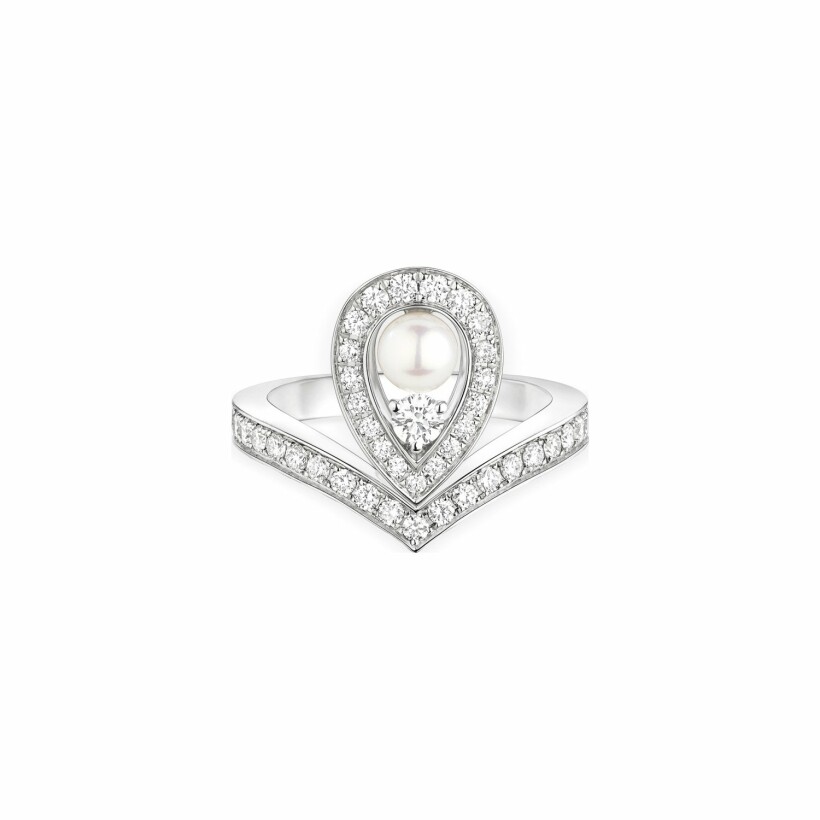 Bague Chaumet Joséphine Aigrette en or blanc et diamants