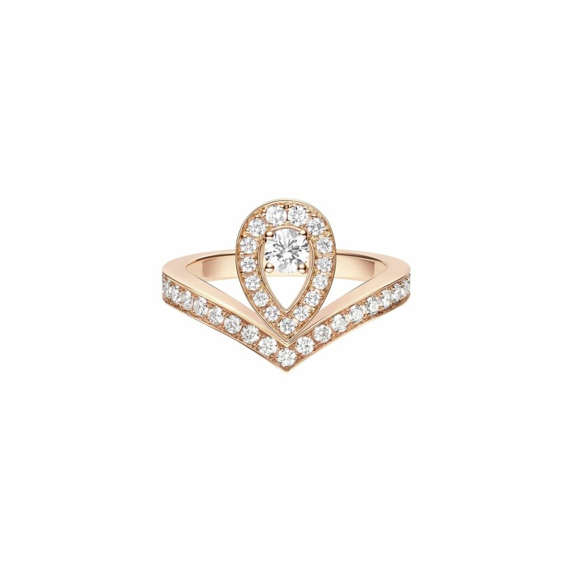 Bague Chaumet Joséphine Aigrette en or rose et diamants