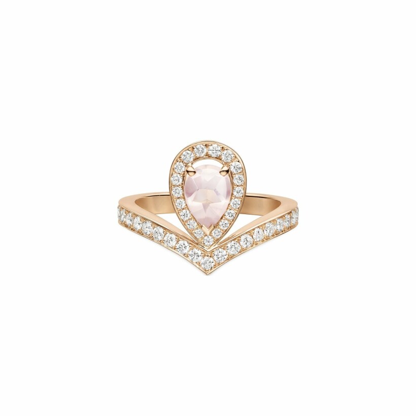 Bague Chaumet Joséphine Aigrette en or rose et diamants