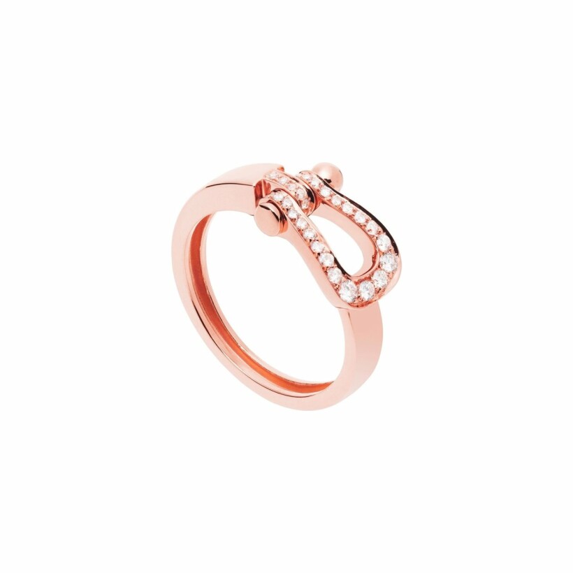 Bague FRED Force 10 en or rose et diamants