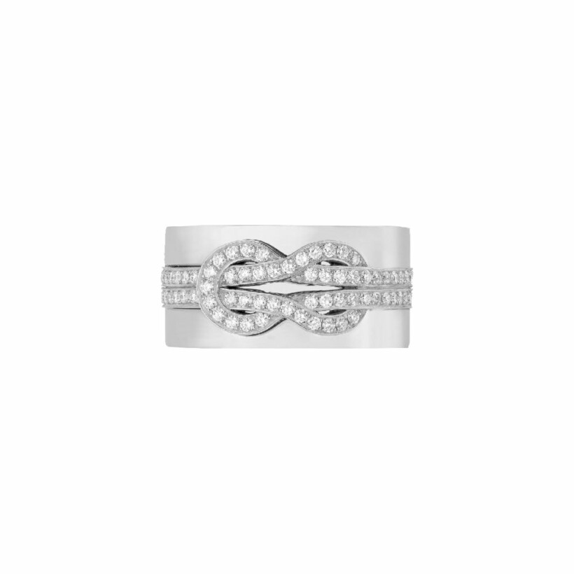 Bague FRED Chance Infinie en or blanc et diamants