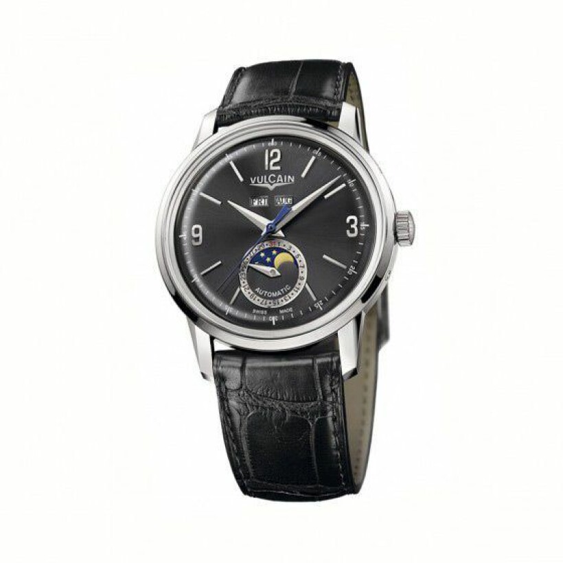 Montre Vulcain 50's presidents' moonphase Steel