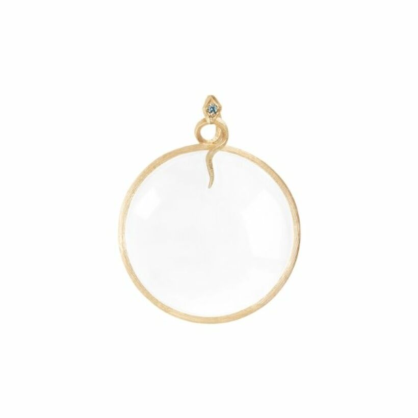 Pendentif Ole Lynggaard Snakes en or jaune et diamant