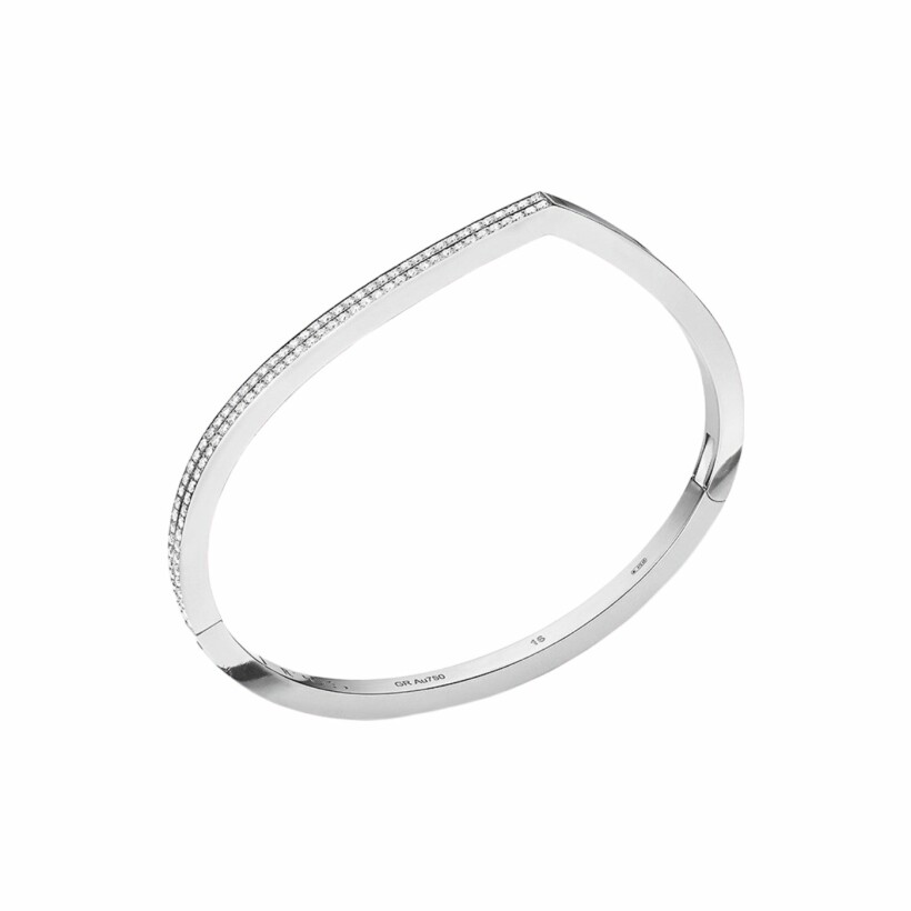 Bracelet Repossi Antifer en or blanc et diamants