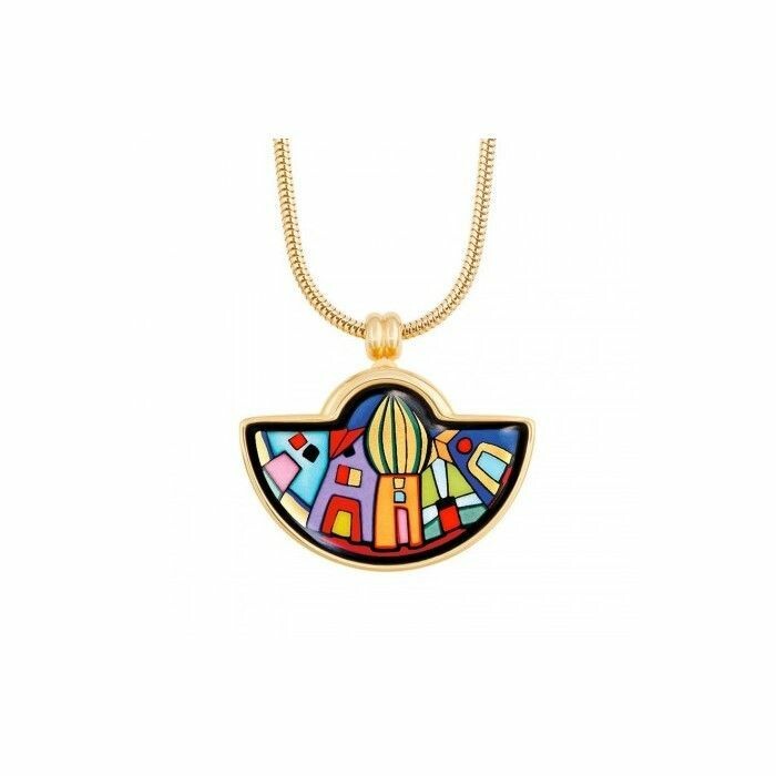 Bracelet Et Pendentif Michaela Frey Wille En émail Doré - Occasion - Achat Séparé Possible