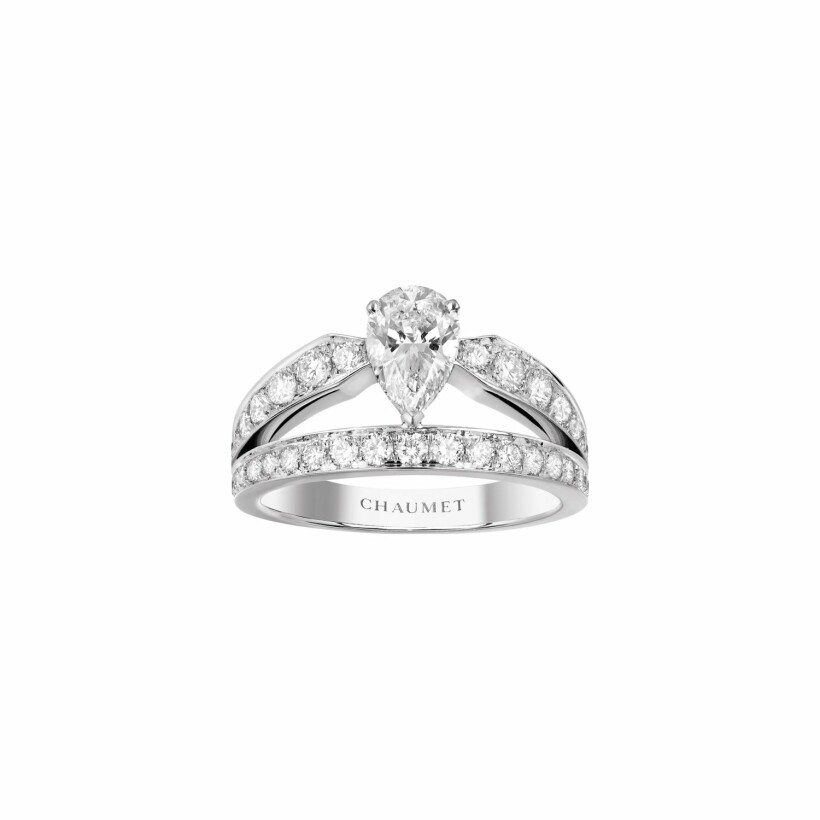 Bague Chaumet Joséphine Aube Printanière en or blanc et diamants