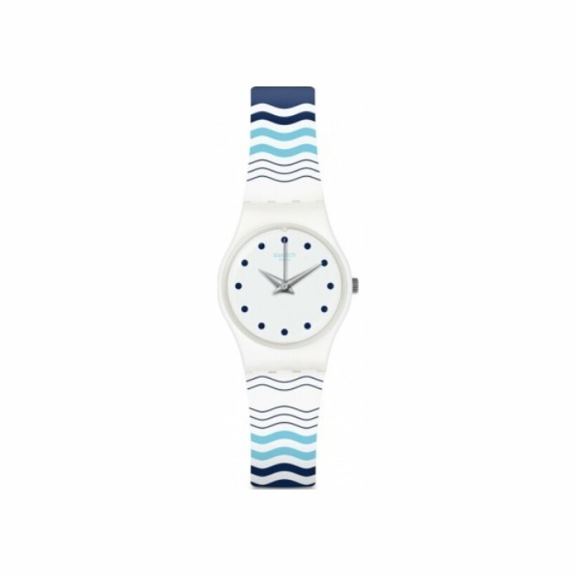 Montre Swatch mixte matériaux biosourcés motif personnage Peanuts - Femme,  homme - modèle SO29Z108 | MATY