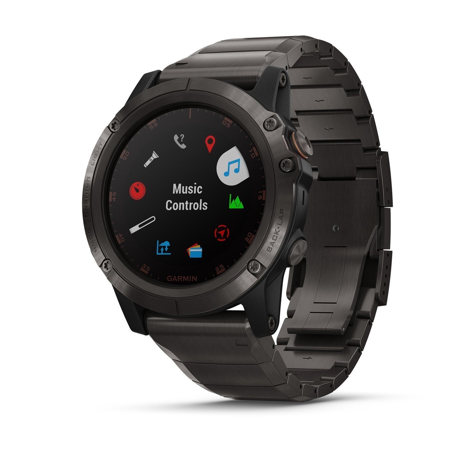garmin fenix 5x plus titanium band