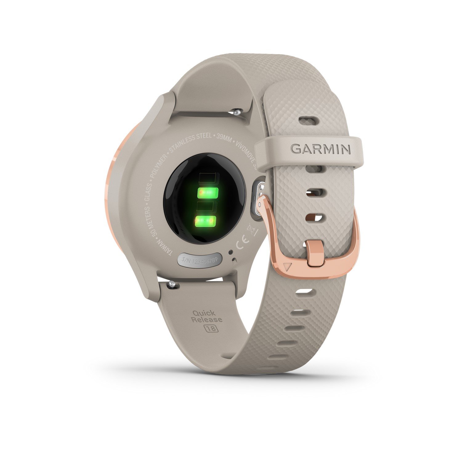 garmin vivoactive 3s rose gold
