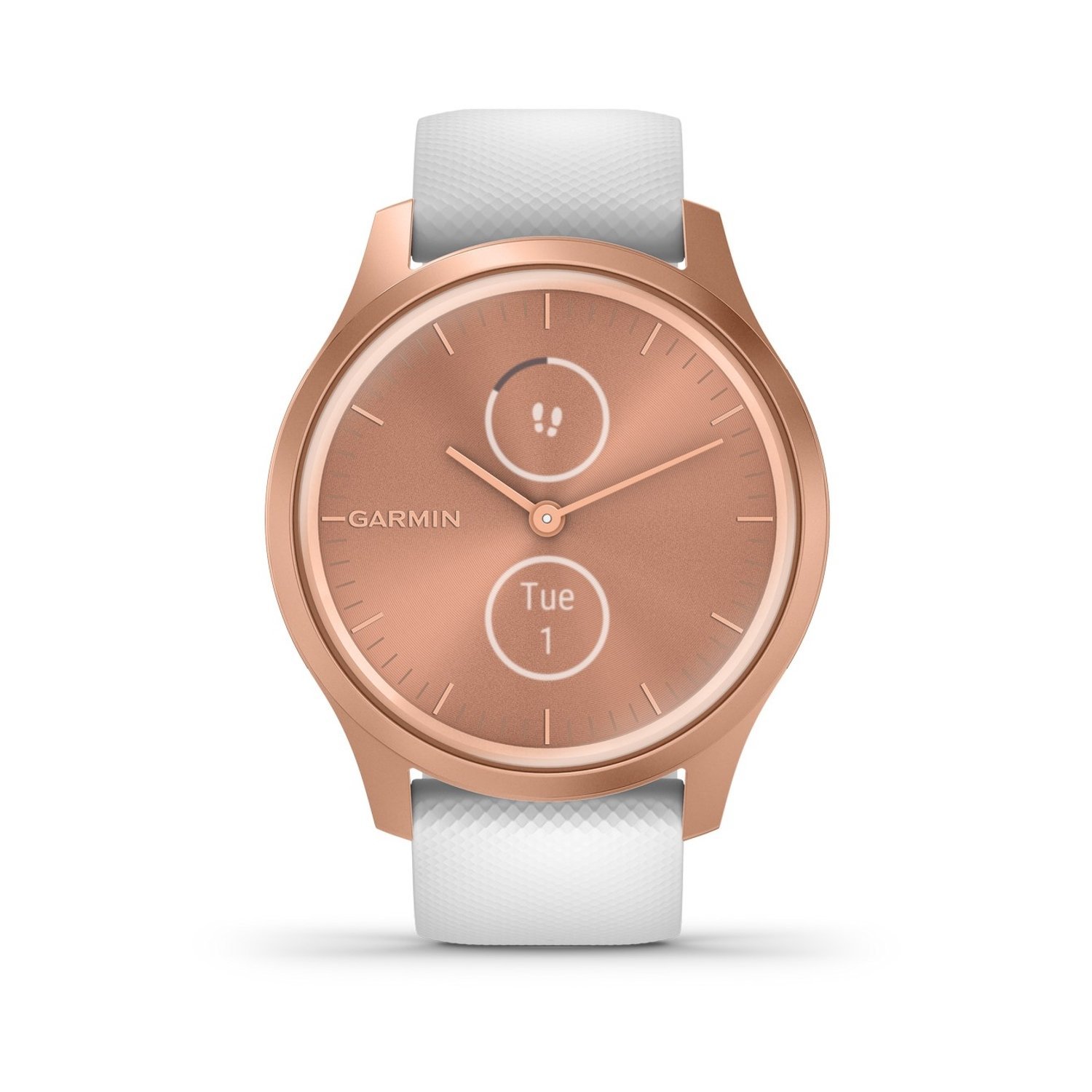 garmin vivomove white and rose gold