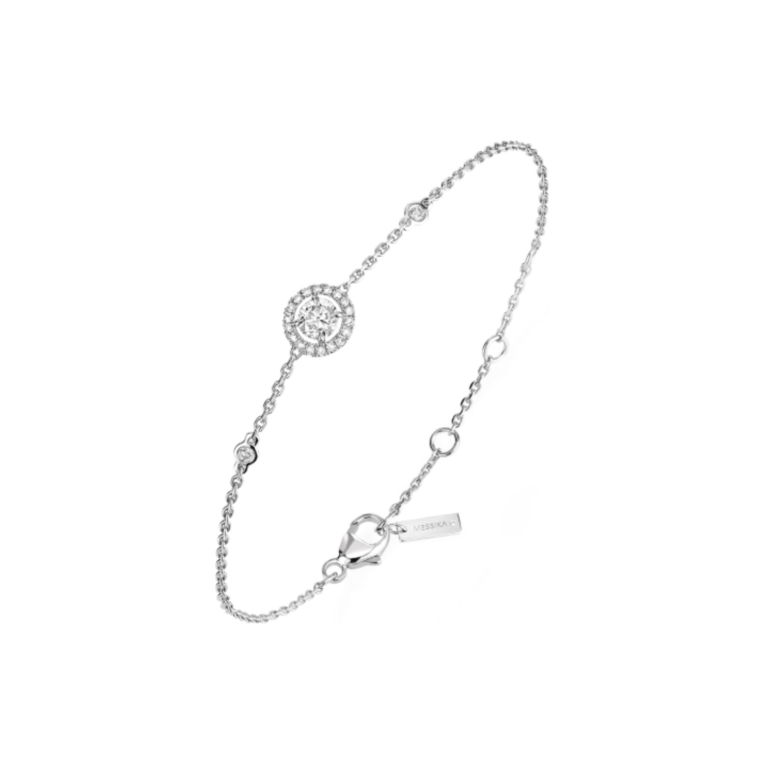 Bracelet Messika Joy en or blanc et diamants