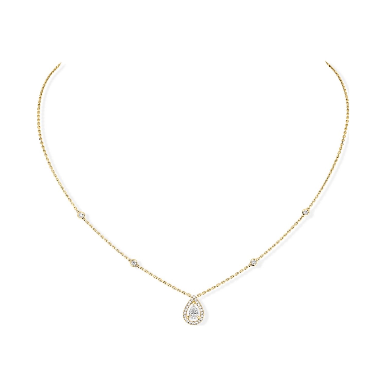 Collier Messika Joy en or jaune et diamants 0.25ct