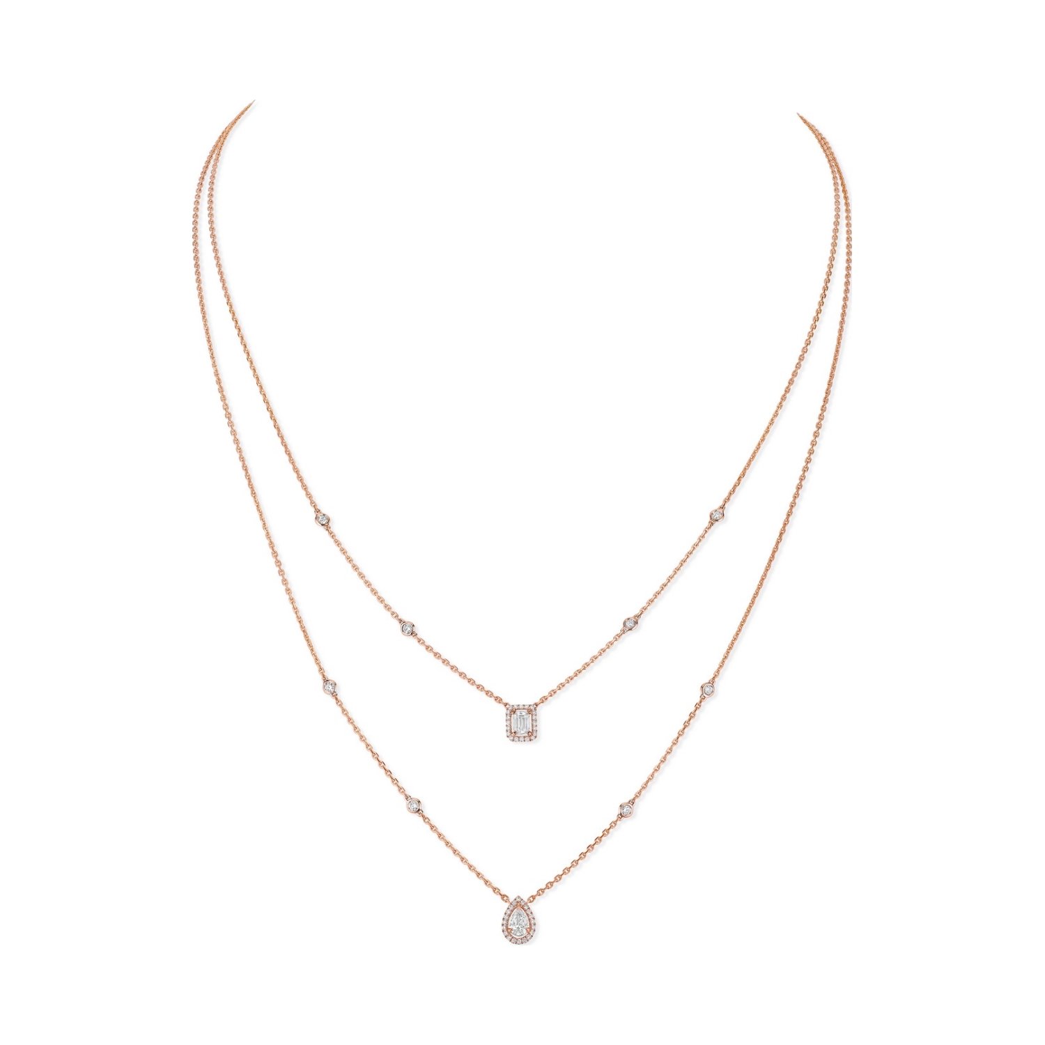 Purchase Messika double row necklace 