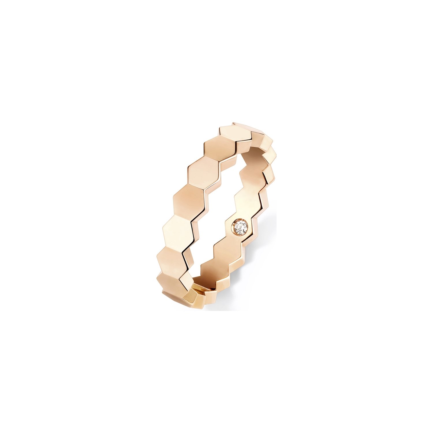Alliance Chaumet Bee de Chaumet en or rose et diamant