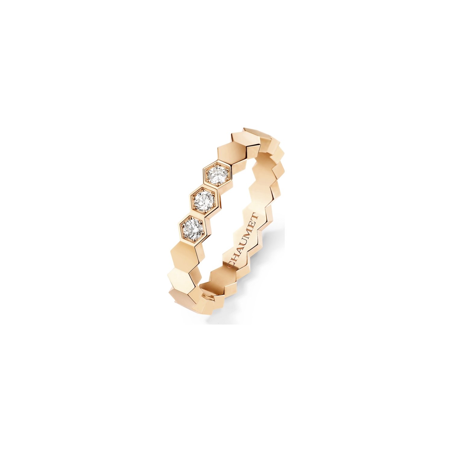 Bague Chaumet Bee de Chaumet en or rose et diamants