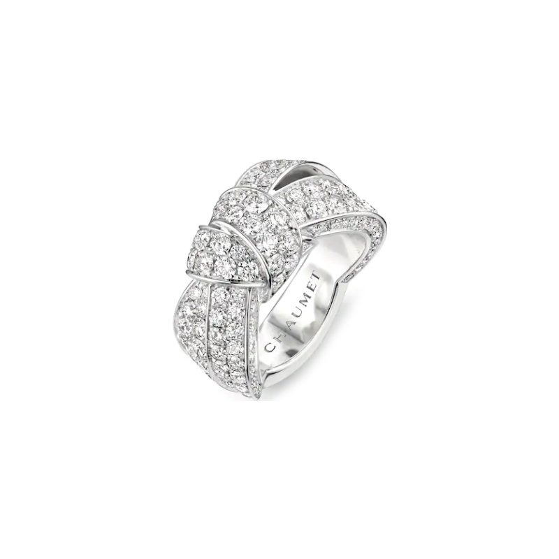 Achat Bague Chaumet Liens Seduction En Or Blanc Et Diamants