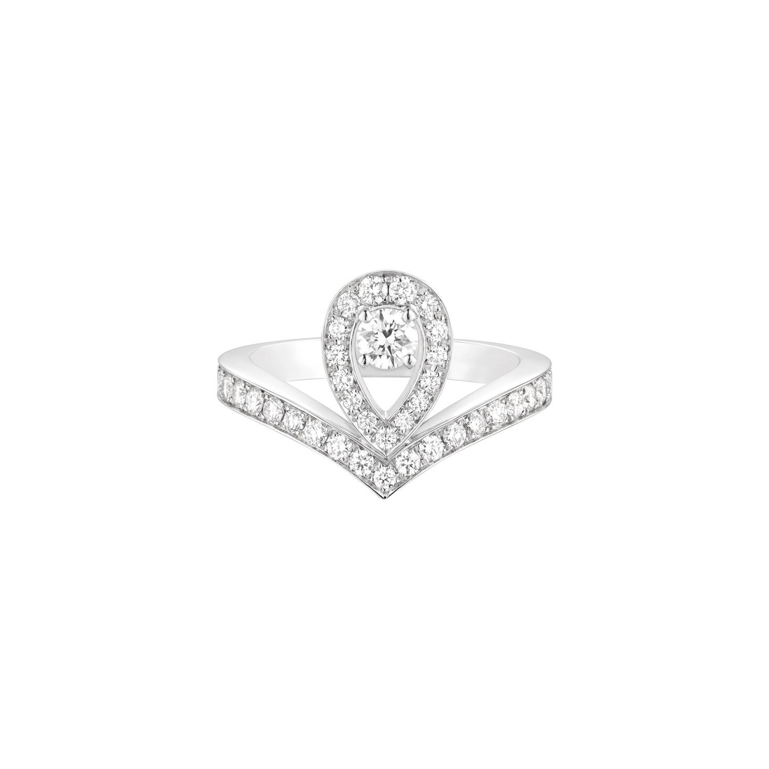 Bague Chaumet Joséphine Aigrette en or blanc et diamants
