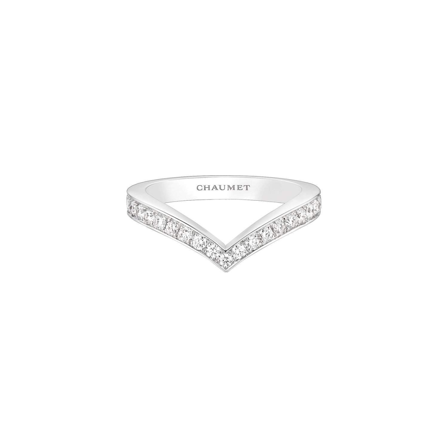Bague Chaumet Joséphine Aigrette en or blanc et diamants