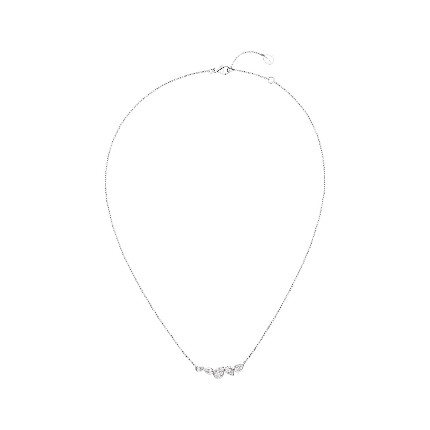 Collier Chaumet Josephine Ronde d'Aigrettes en or blanc et diamant