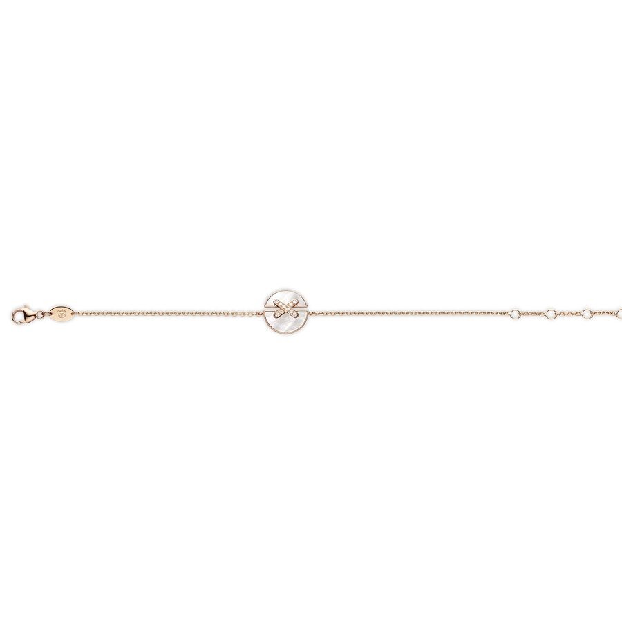 Bracelet Chaumet Jeux de Liens Harmony en or rose, diamants et nacre