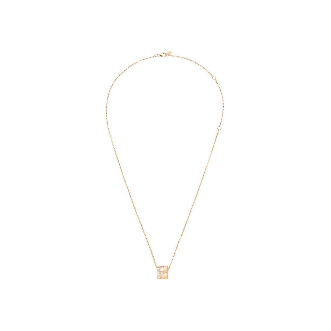 Pendentif Chaumet Bee de Chaumet moyen modèle en or rose et diamants