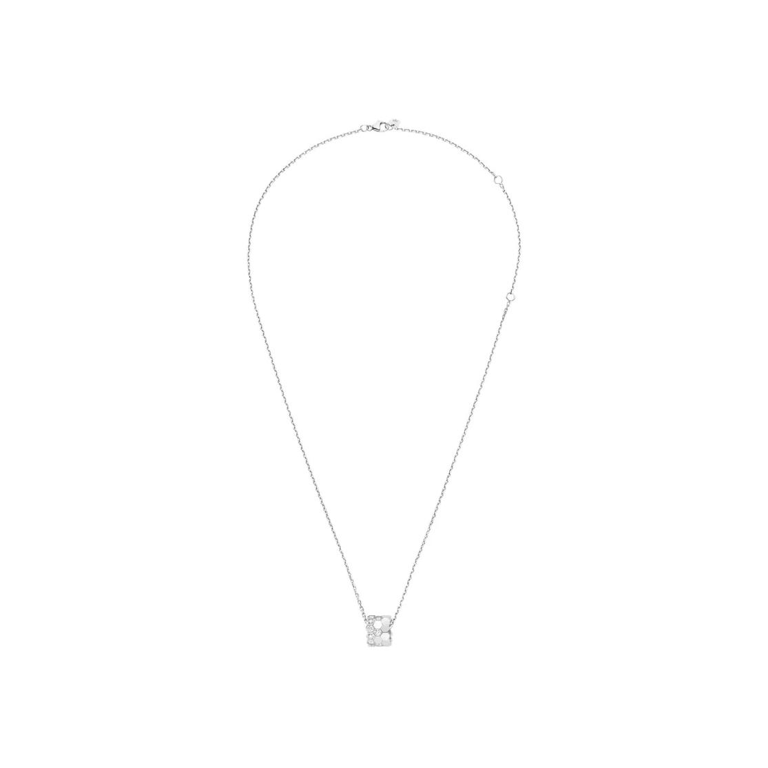 Pendentif Chaumet Bee my love moyen modèle en or blanc et diamants