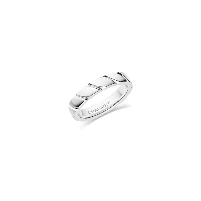 Alliance Torsade de Chaumet en platine