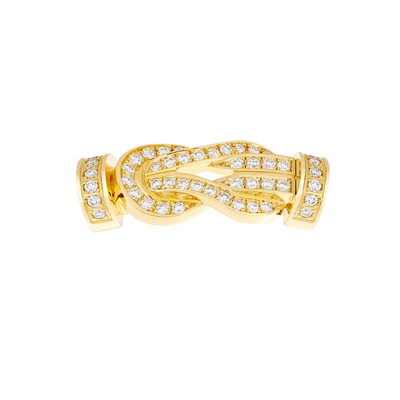 Boucle FRED Chance Infinie Moyen Modèle en or jaune et diamants