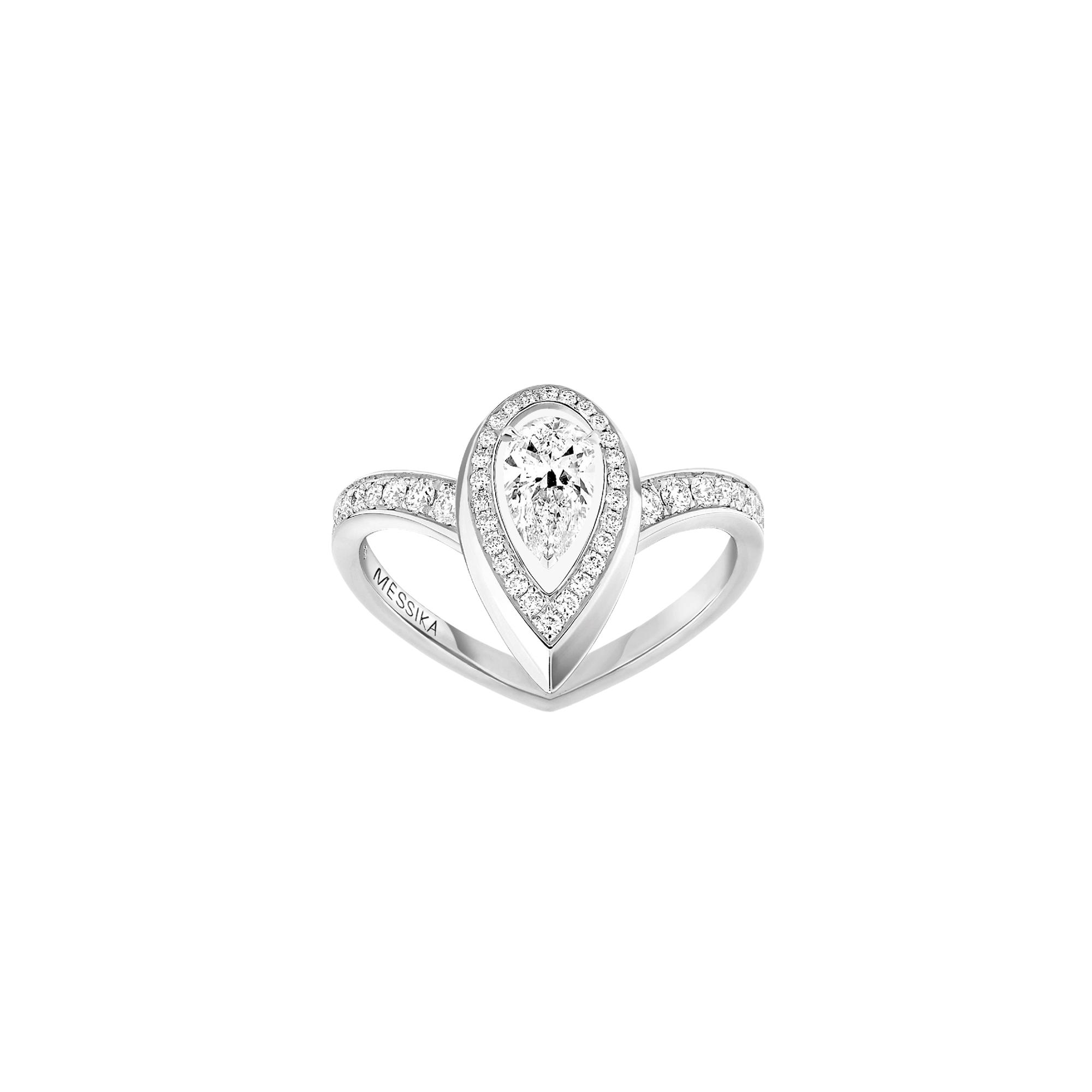 Bague Messika Fiery en or blanc et diamants 0.30ct