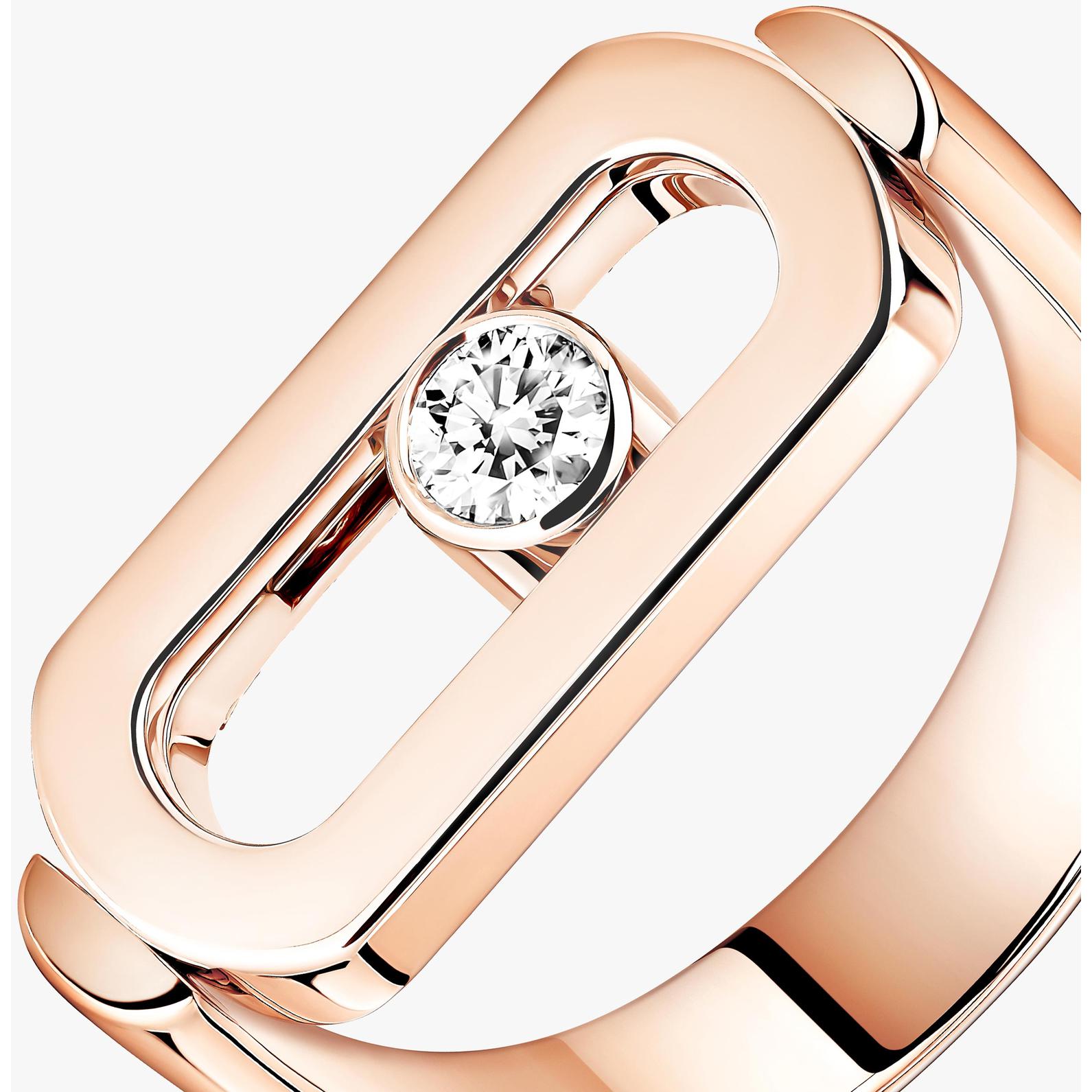 Bague Messika Imperial Move en or rose et diamant