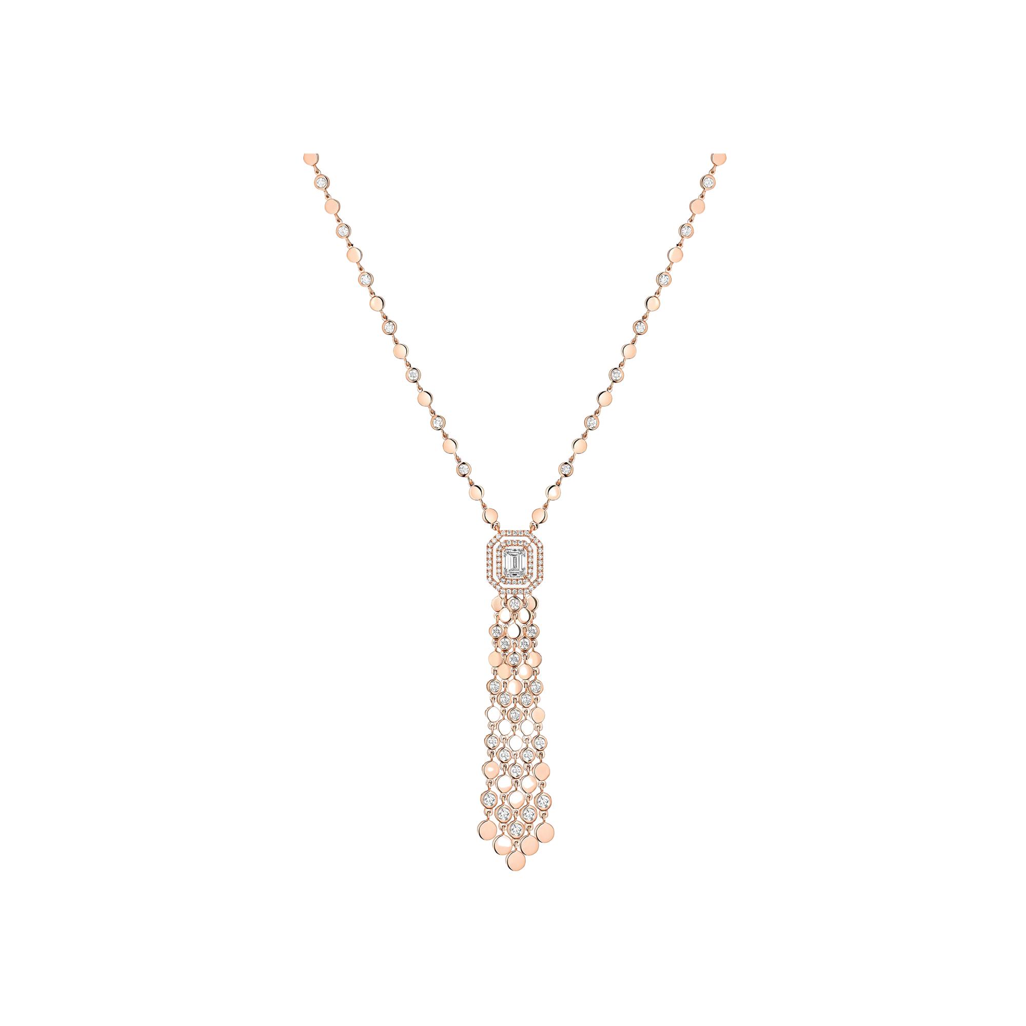 Collier Messika Pompon D-Vibes en or rose et diamants