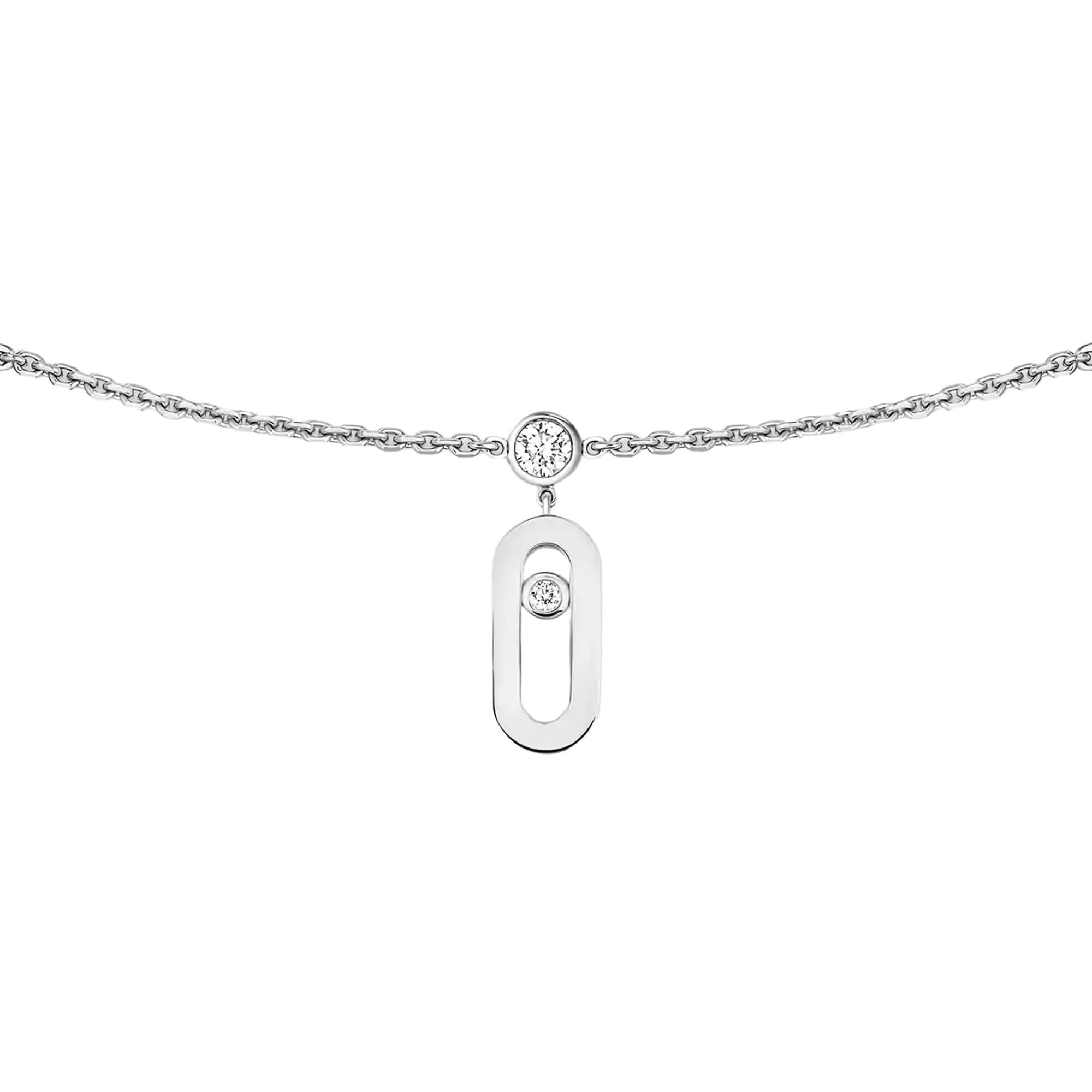 Collier choker Messika Move Uno en or blanc et diamant