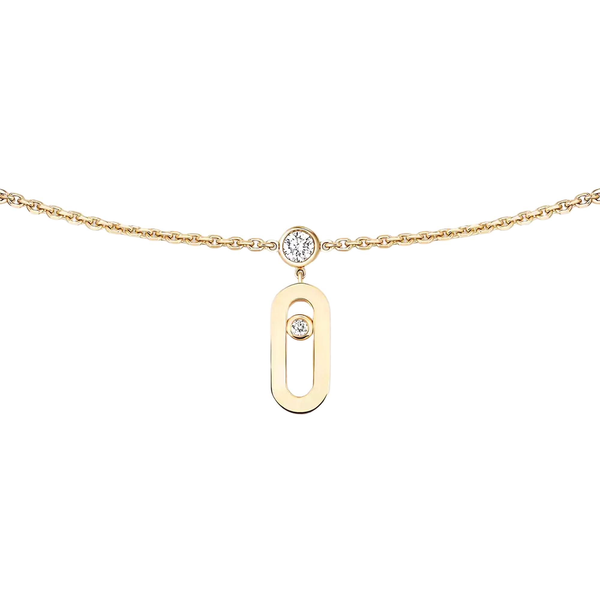 Collier choker Messika Move Uno en or jaune et diamant