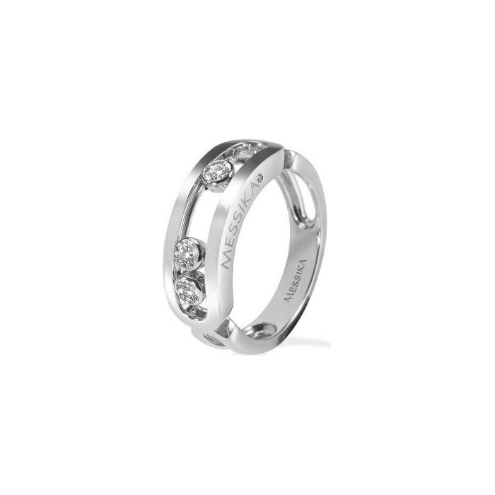 Bague Messika Move Classique en or blanc et diamants