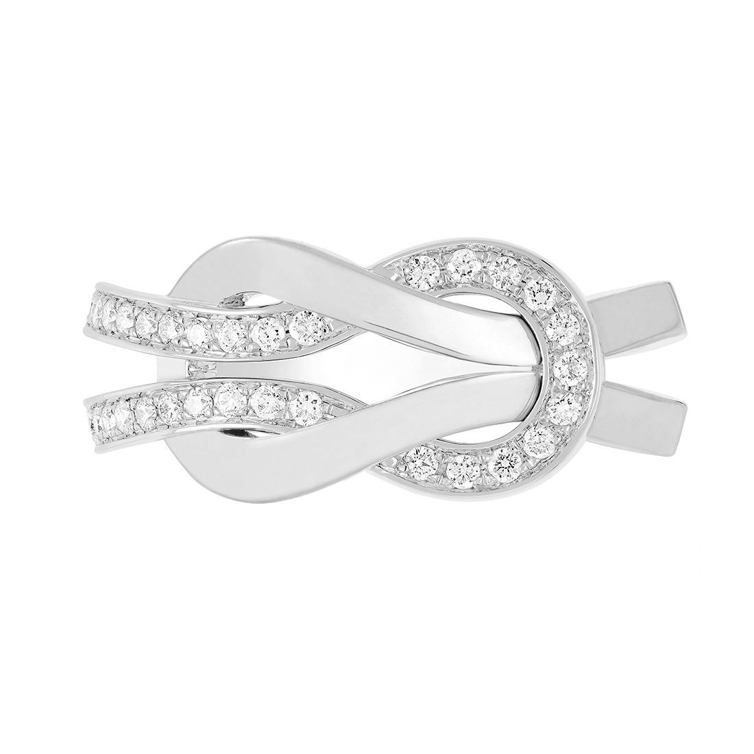 Bague FRED Chance Infinie en or blanc et diamants