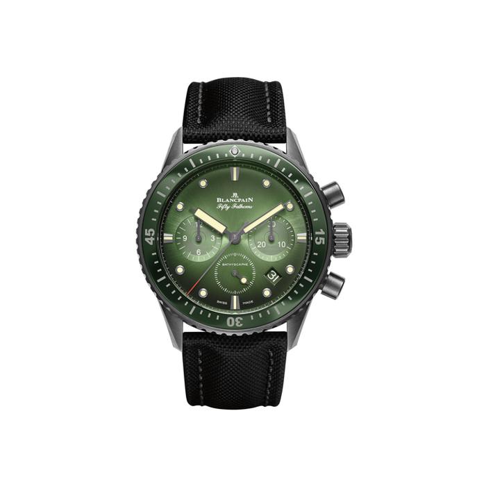Montre Blancpain Fifty Fathoms Bathyscaphe Chronographe Flyback