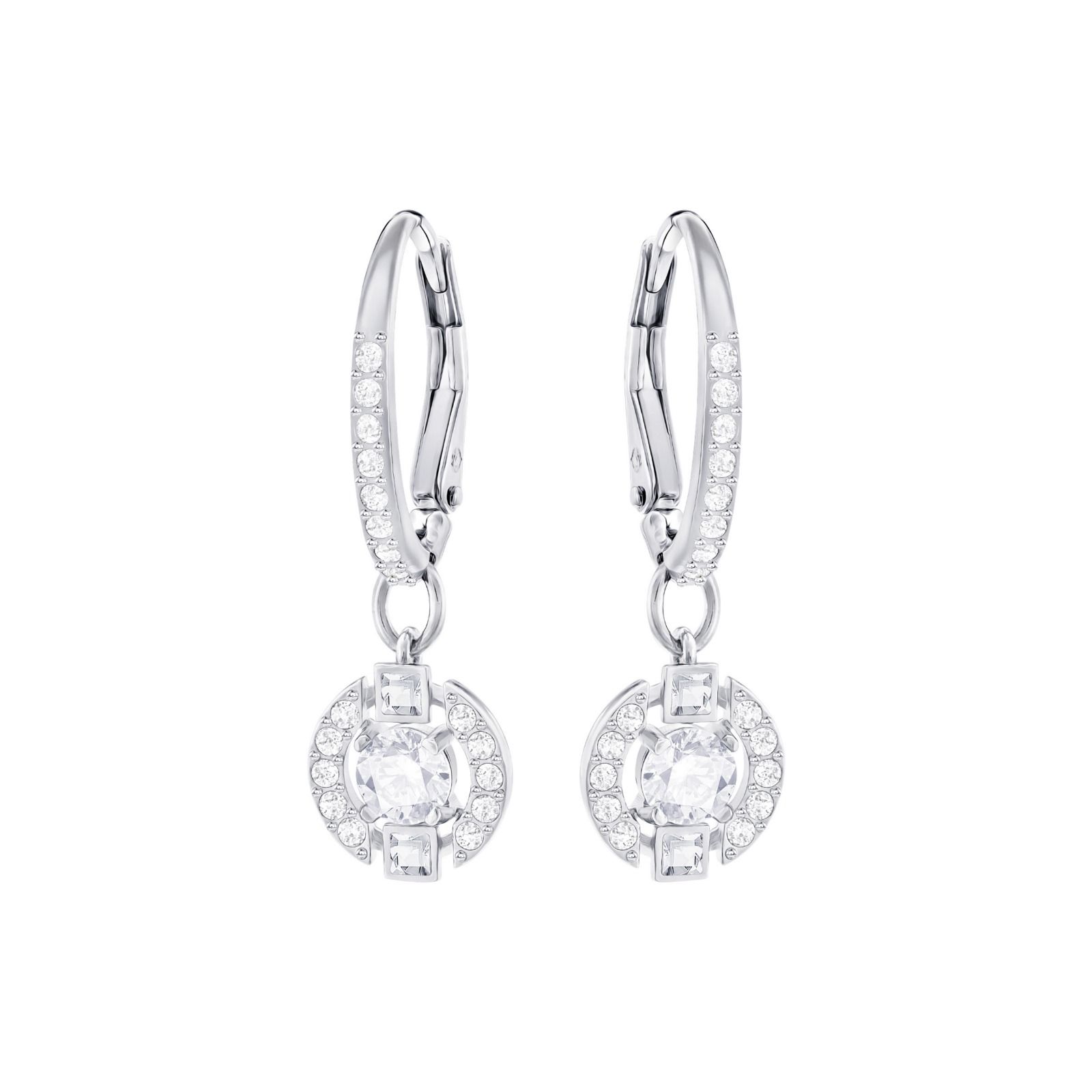 Achat Boucles D'oreilles Swarovski Sparkling Dance Round En Cristaux ...