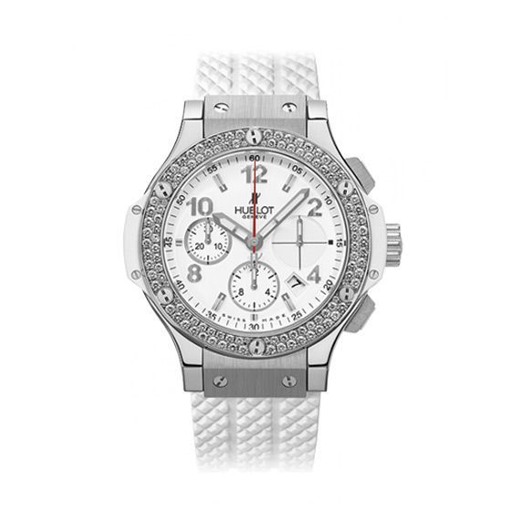 Montre Hublot Big Bang Steel white diamonds 41mm