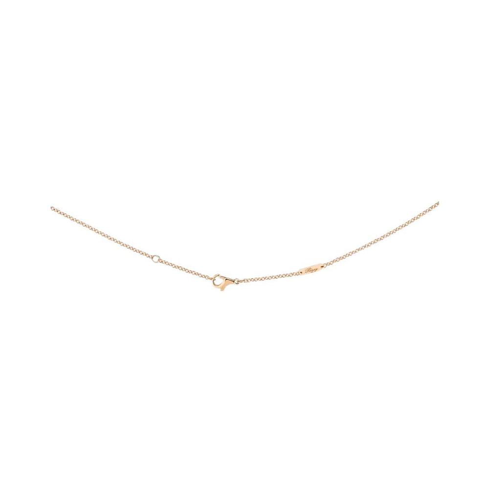 Chaîne forçat Poiray en or rose, 42cm