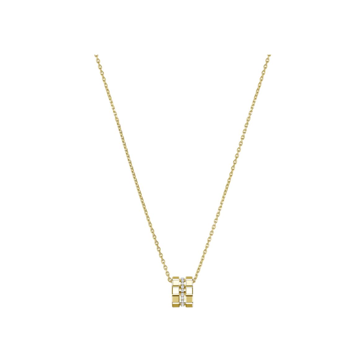 Pendentif Chopard Ice Cube en or jaune et diamants