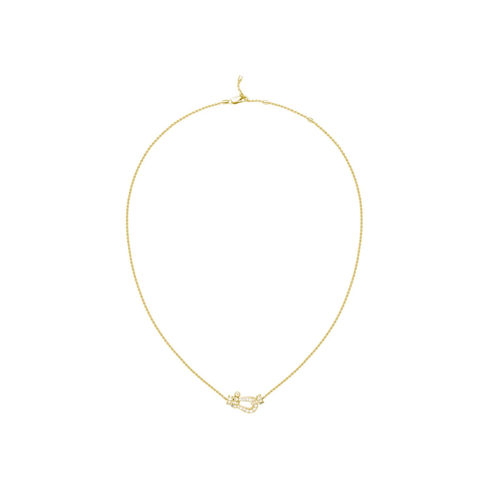 Collier FRED Force 10 en or jaune et diamants